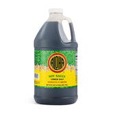 Aloha Shoyu botella frontal mostrando la etiqueta y capacidad medio galón