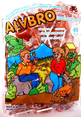 Alvbro paletas Pollito Asado frente mostrando empaque de 40 unidades y conveniencia