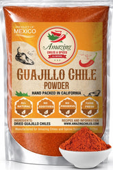 Amazing Chiles & Spices envase frente mostrando 16 oz y marca, ideal para moles