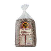 Amish Country Popcorn frente del empaque mostrando bolsa de 6 lb y facilidad de almacenamiento