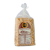 Amish Country Popcorn frente del empaque mostrando 6 lb y beneficio almacenamiento