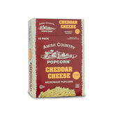 Amish Country Popcorn paquete frontal mostrando diseño y facilidad