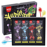 Amos paleta frontal en caja mostrando diseño y ventaja de regalo