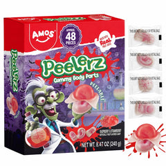 Amos empaque frontal mostrando piezas temáticas y fácil reparto