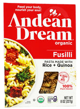 Andean Dream paquete frontal mostrando diseño y tamaño, aporta conveniencia