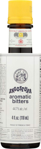 ANGOSTURA botella pack frontal mostrando etiqueta clásica y beneficio aromático