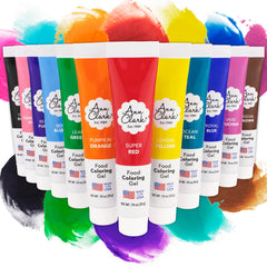 Ann Clark packaging frontal mostrando los 12 colores y facilidad de uso