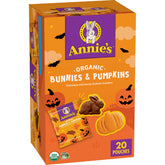 Annie's frente del empaque mostrando cajas y certificación orgánica