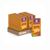 Annie's pack frontal 12pk mostrando cajas apiladas y conveniencia de despensa