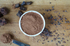 Anthony's cacao en uso en un brownie casero con resultado jugoso