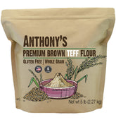 Anthony's empaque frontal de teff integral, demuestra confianza y pureza