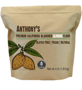 Anthony's paquete frontal mostrando 4 lb y beneficios clave para hornear
