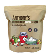 Anthony's envase frontal de pectina de fruta, clara identificación y peso