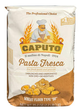 Antimo Caputo paquete frontal 00 mostrando diseño y uso confiable