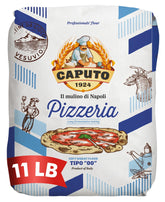Antimo Caputo paquete frente mostrando bolsa de 5 kg y uso profesional