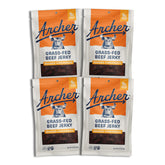 Archer jerky frente del paquete mostrando sabor mango habanero y conveniencia