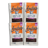 Archer Jerky teriyaki frontal del paquete mostrando diseño y tamaño útil