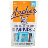 Archer frente del empaque con 16 palitos, conveniencia para llevar