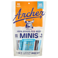 Archer frente del empaque con 16 palitos, conveniencia para llevar