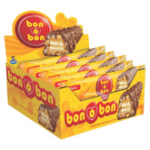 Arcor Bon o Bon caja frontal mostrando 12 barras, ideal para compartir