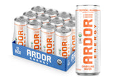 ARDOR lata frontal mostrando el diseño y beneficio refrescante