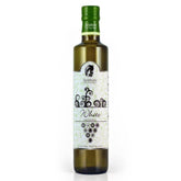 Ariston vinagre balsámico blanco frontal mostrando botella y etiqueta beneficios de sabor