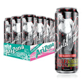 AriZona lata frontal mostrando diseño y tamaño para refrescar