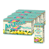 AriZona caja frontal mostrando etiqueta y refresco listo para llevar