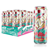 AriZona lata frente 22 oz mostrando diseño y ventaja por porción grande