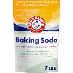 Arm & Hammer bolsa frontal de 7 lb mostrando marca y ahorro