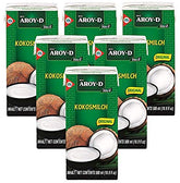 Aroy-D envase frontal mostrando leche de coco, fácil de identificar y usar