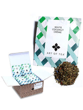 Art of Tea frente del embalaje mostrando 50 bolsitas y diseño elegante