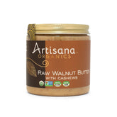 Artisana frasco frontal mostrando etiqueta orgánica y beneficio natural