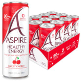 Aspire lata frontal Sweet Cherry mostrando diseño y beneficio energético