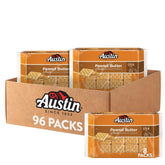 Austin paquete frontal caja mostrando 96 packs, ideal para almacenar