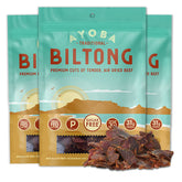 Ayoba paquete frontal mostrando el diseño y tamaño del snack