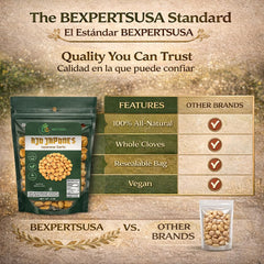 B-Experts ajo japonés textura de un diente para apreciar frescura y calidad
