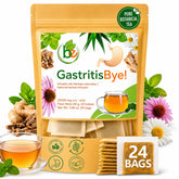 B-Experts paquete frontal mostrando 24 bolsitas y beneficios digestivos
