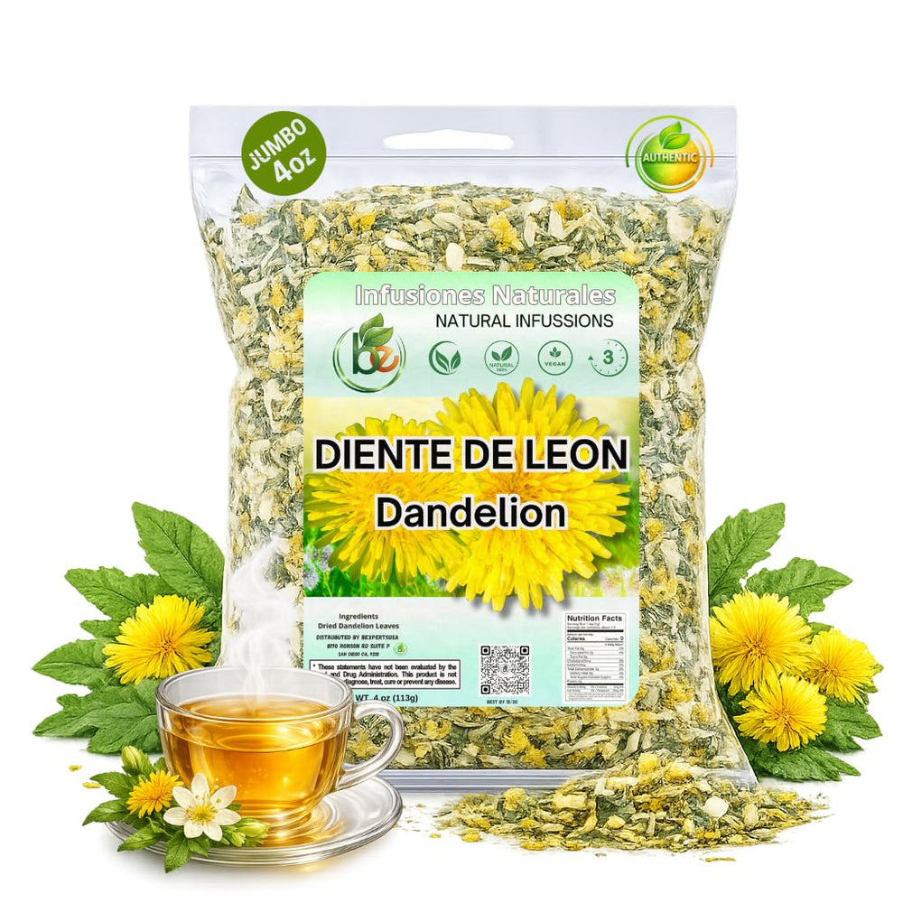 B-Experts empaque frontal mostrando hojas sueltas y beneficio de pureza