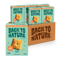 Back to Nature empaque frontal mostrando 6 paquetes y beneficios naturales