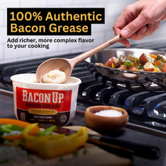 Bacon Up textura cremosa en primer plano para untar y cocinar