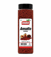 Badia frasco frontal con achiote para color y sabor naturales
