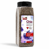 Badia envase frontal de chía 22 oz mostrando etiqueta y tamaño práctico