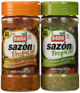 Badia Sazon frasco frontal mostrando etiqueta y beneficio de sabor consistente