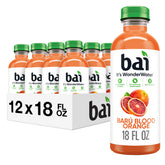 Bai botella frontal Barú Blood Orange mostrando etiqueta y color