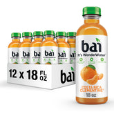 Bai botella frontal Costa Rica Clementine mostrando etiqueta clara y refresco