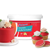 Bakerpan envase frontal rojo mostrando el rollo y beneficio de embalaje práctico