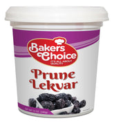 Baker's Choice tarro frontal del lekvar de ciruela mostrando el envase y marca, ideal para identificar el producto