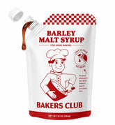 Bakers Club frasco frontal mostrando contenido y etiqueta clara, mejora de sabor