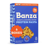 Banza rotini frente del empaque mostrando caja y beneficios